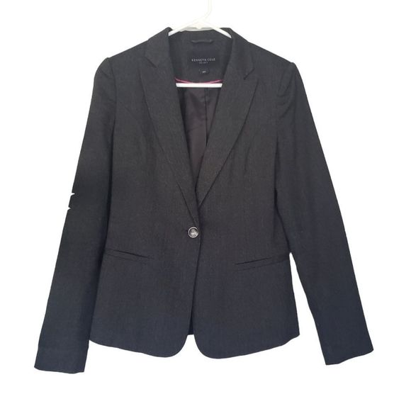 Kenneth Cole Dark Grey Blazer Small - Picture 1 of 4